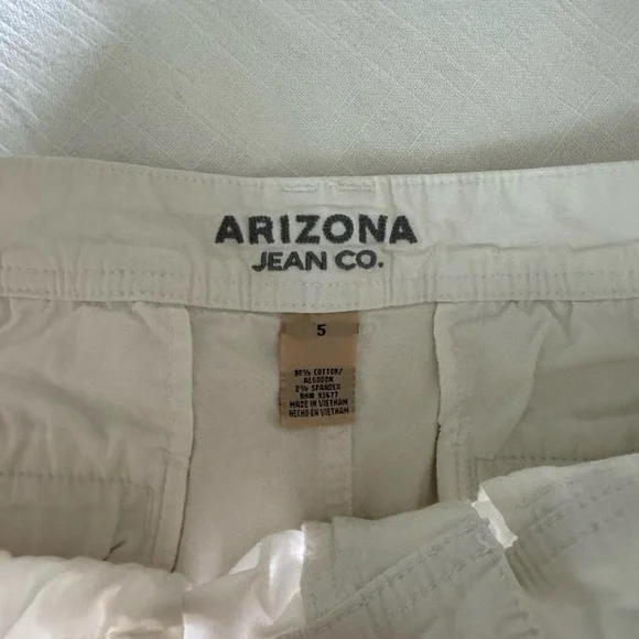Vintage micro low rise Arizona white shorts - Picture 4 of 4